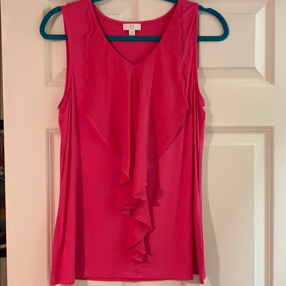 Pink Sleeveless Top